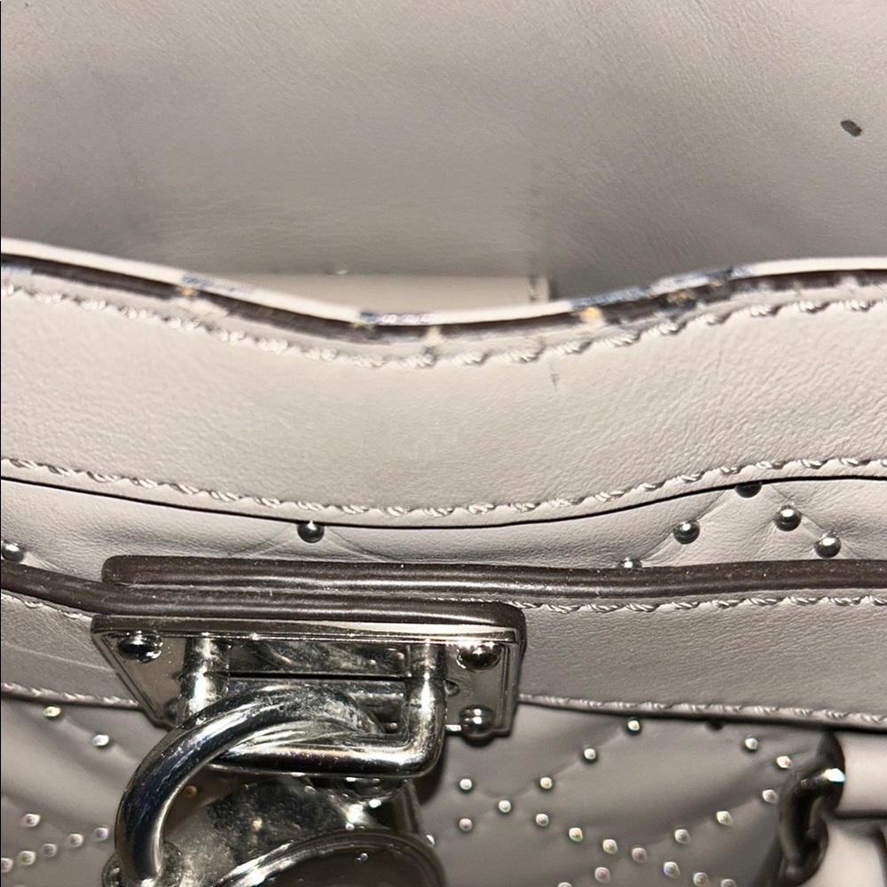 Michael Kors Gray Satchel with Silver Hardware - Picture 13 of 16